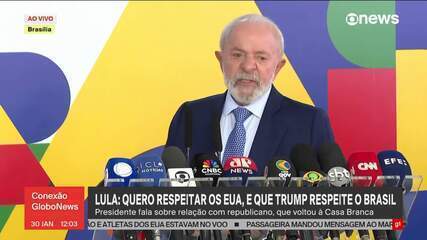 Lula promete reciprocidade se Trump taxar produtos do Brasil
