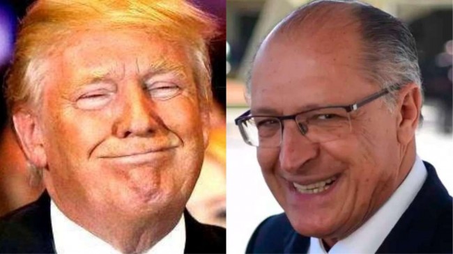 Trump manda "abraço" para Alckmin e gera especulações sobre impeachment
