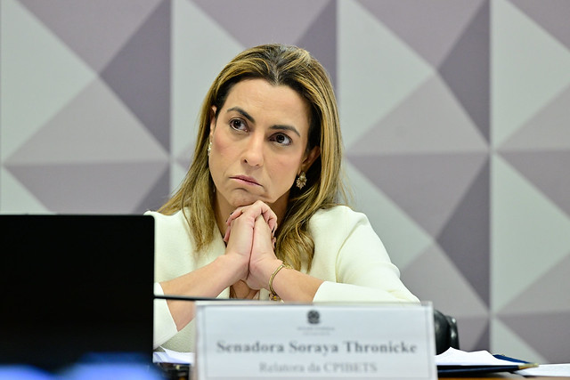 CPI rejeita relatório de Soraya Thronicke sobre indiciamentos e apostas
