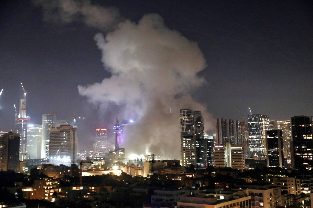IRÃ FALA EM GUERRA E FAZ ATAQUE MACIÇO COM MÍSSEIS CONTRA ISRAEL